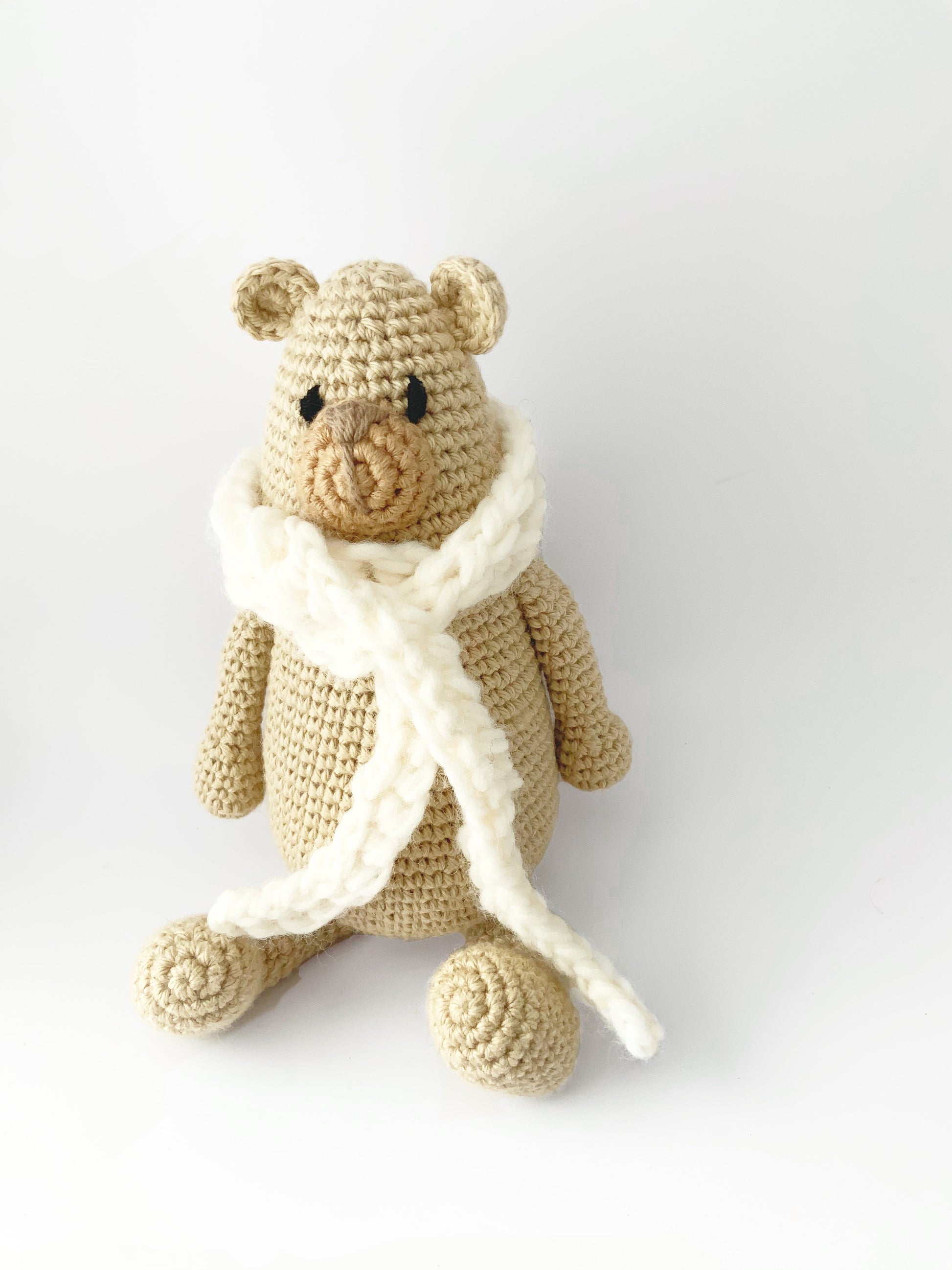 Willy de Beer Bear 3Stitches white  
