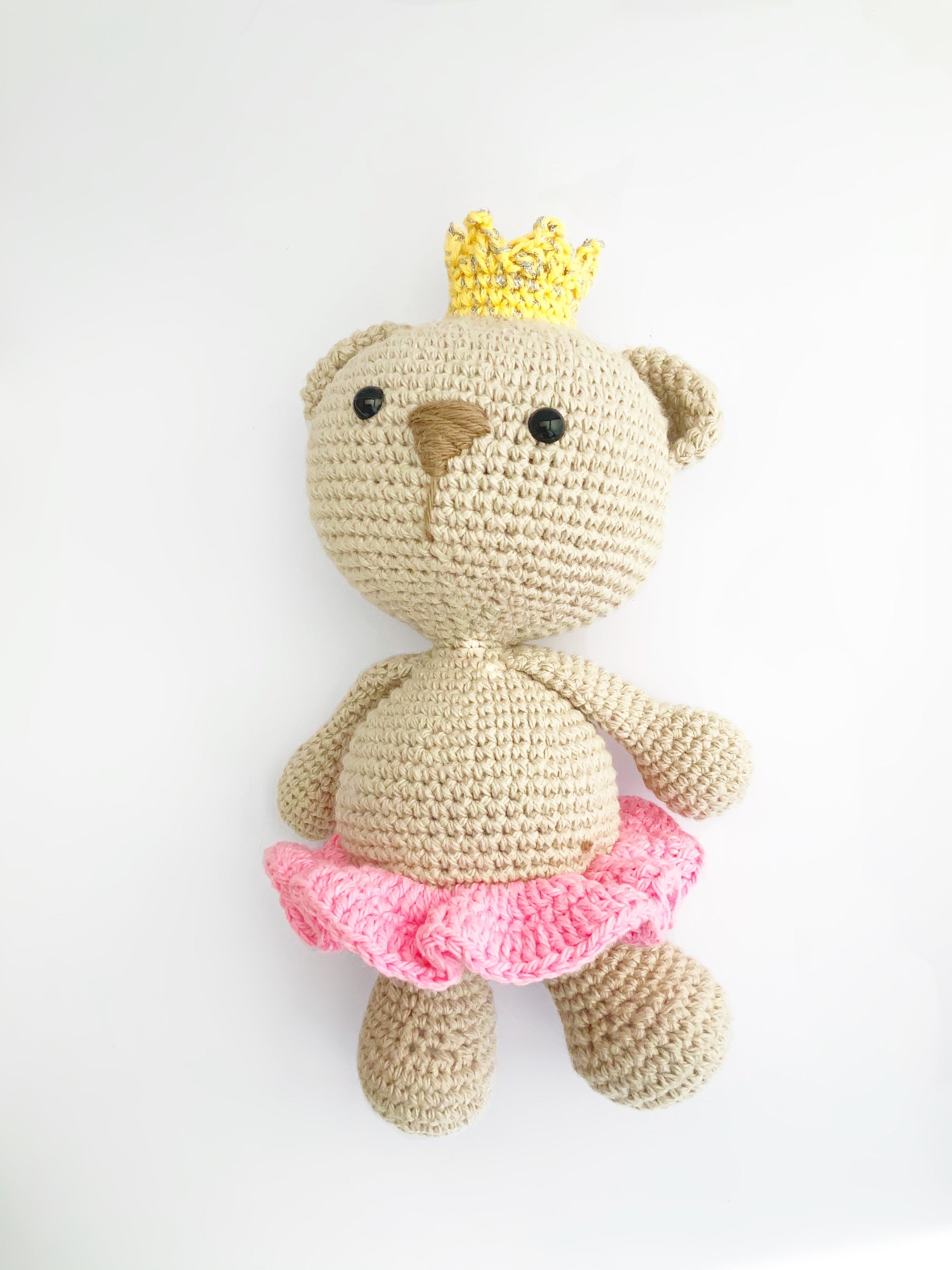 Princess Bobblehead Bear Bear 3Stitches Light Pink Skirt  